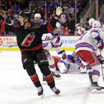 Panarin's 4-goal night helps Rangers stop Hurricanes' streak
