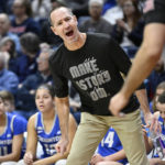 Behind Ducharme, No. 6 UConn rallies past Creighton 62-60