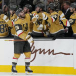 Carrier's late goal gives Golden Knights 2-1 win over Sharks