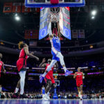 Harden scores 29 to help 76ers throttle Rockets, 123-104