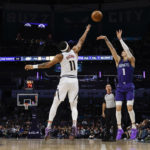 Jokic carries short-handed Nuggets past Hornets 119-105