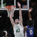 Celtics lose Jaylen Brown, hold on to beat Sixers 106-99
