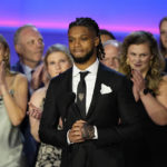 Hamlin joins medical staff that saved his life at NFL Honors