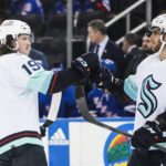 Tarasenko scores in debut, Rangers beat Kraken 6-3