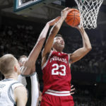 Michigan State tops Indiana in 1st home game since shootings