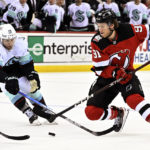 Hamilton scores 2 on power play, Devils win without Hughes
