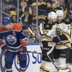 Zacha helps Bruins beat Oilers 3-2 for 7th straight win