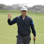 Kitayama leads Pebble Beach as the worst of the wind looms