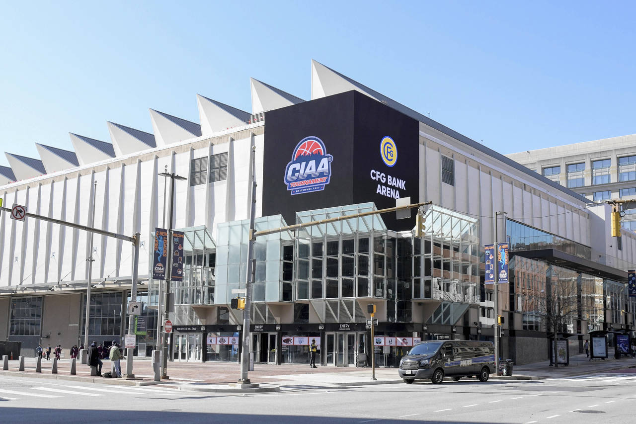 This photo provided by the Central Intercollegiate Athletic Association (CIAA) shows CFG Bank Arena...