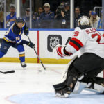 Kyrou, Schenn lift Blues past Devils 4-2
