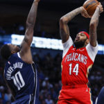 Mavs hang on after Doncic hurt, hand Pels 10th straight loss