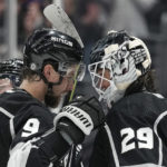 Kempe has 4 goals, Copley posts shutout as Kings blank Pens