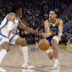 Thompson scores 42 points with 12 3s, Warriors beat Thunder