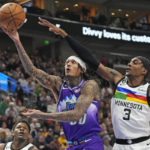 T'wolves top Jazz in matchup of teams trading with Lakers