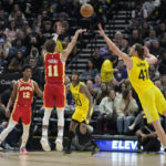 Young scores 27 to lead Hawks past Jazz, 115-108