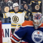 Zacha helps Bruins beat Oilers 3-2 for 7th straight win