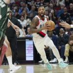 Bucks beat Trail Blazers 127-108 for 8th straight win