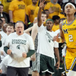 Spartans lose to Michigan in their first game since shooting