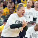 Spartans lose to Michigan in their first game since shooting