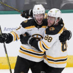 Pastrnak scores in OT as Bruins rally for 3-2 win over Stars