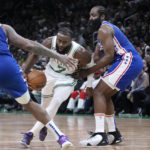 Celtics lose Jaylen Brown, hold on to beat Sixers 106-99