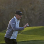 Rose has 2-shot lead at Pebble going into a Monday finish