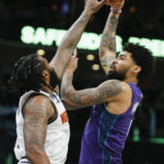 Jokic carries short-handed Nuggets past Hornets 119-105