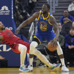 Poole, Thompson rally Warriors back to beat Blazers 123-105