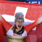 Odermatt draws Federer comparison after downhill gold