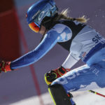 American skier Shiffrin leads in 1st run of slalom at worlds