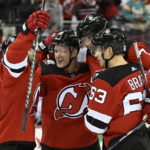 Hamilton scores 2 on power play, Devils win without Hughes