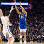 Thompson scores 42 points with 12 3s, Warriors beat Thunder