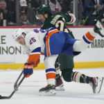 Gaudreau scores in shootout, Wild beat Islanders 2-1