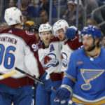Byram scores twice to help Avalanche beat Blues 4-1