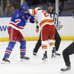 Lafreniere scores in OT to lift Rangers over Flames 5-4