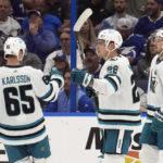 Meier scores in OT, Sharks beat Lightning 4-3