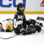 Kempe has 4 goals, Copley posts shutout as Kings blank Pens