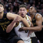 Buie, Audige help Northwestern beat No. 1 Purdue 64-58