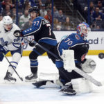 Tavares scores 2, Maple Leafs beat Blue Jackets 3-0