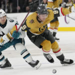 Carrier's late goal gives Golden Knights 2-1 win over Sharks