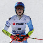 American skier Shiffrin wins gold in giant slalom at worlds