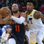 Brunson scores 38 as Knicks outlast Jazz in Hart's NY debut