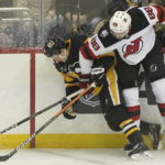 Nico Hischier leads Devils past weary Penguins, 5-2