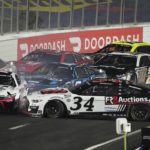 Truex wins NASCAR's sloppy return to Los Angeles Coliseum
