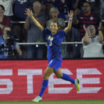 US women beat Canada 2-0, show support in labor dispute