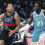 Ball fractures ankle in Hornets' 117-106 win over Pistons