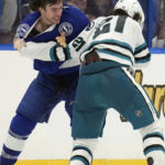 Meier scores in OT, Sharks beat Lightning 4-3