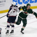 Kaprizov caps hat trick in OT as Wild beat Blue Jackets 3-2