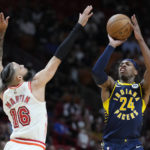 Adebayo scores 38, Heat hold off sliding Pacers 116-111