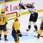 Crouse scores 2 goals as Coyotes rally, beat Predators 4-2